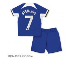 Chelsea Raheem Sterling #7 Prima Maglia Bambino 2023-24 Manica Corta (+ Pantaloni corti)
